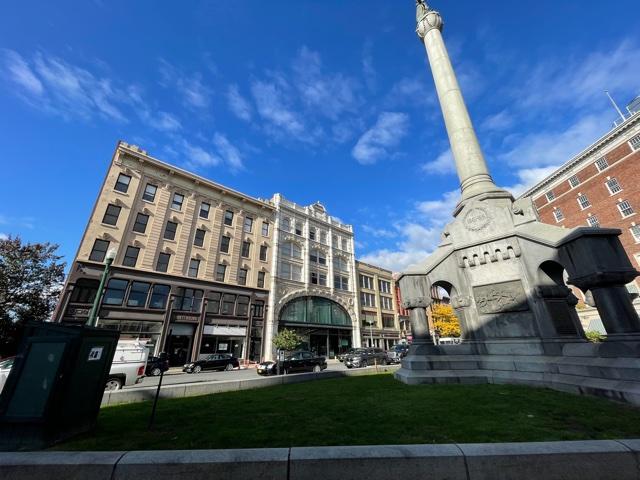 The plaza at 255 River Street in Troy, by Remodel Now